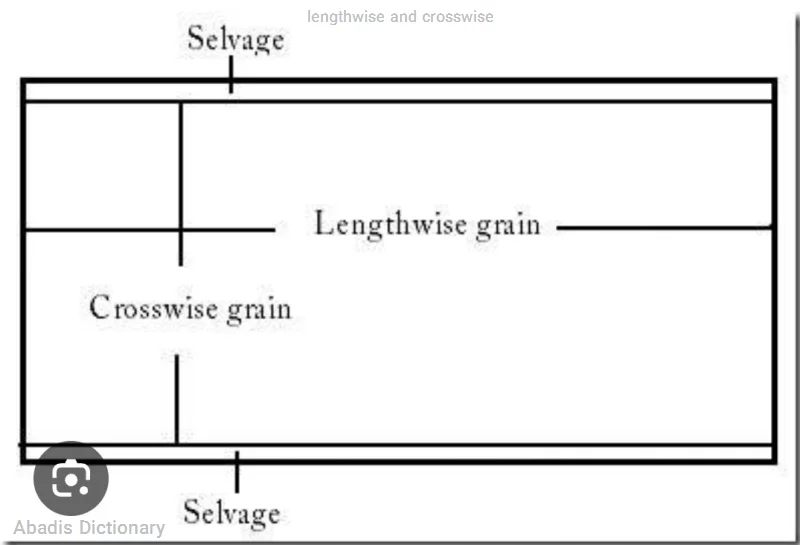 lengthwise and crosswise